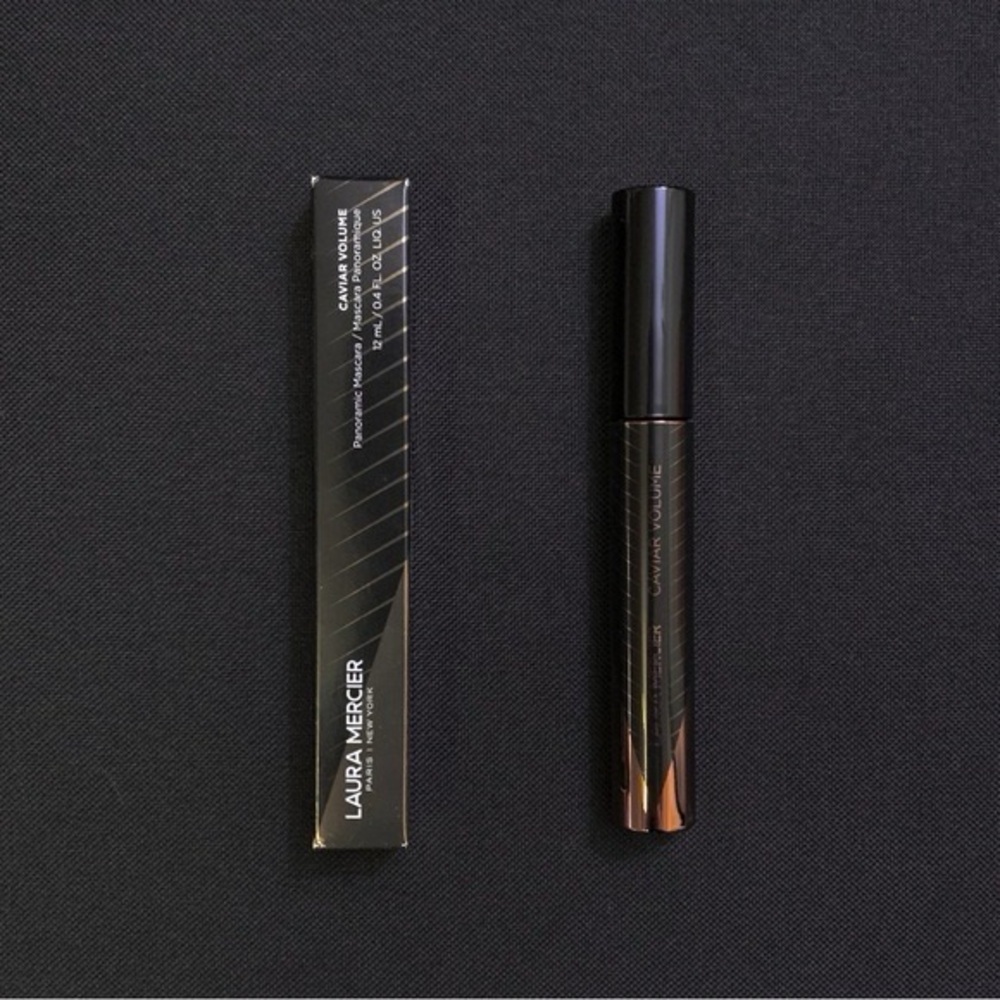 LAURA MERCIER Caviar Volume Panoramic Mascara — Creamy Black —Full Size .4 oz